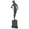 Art Deco Skulptur Bronze Frauenakt