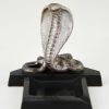 Art Deco Aschenbecher mit Kobra Slange