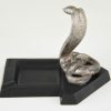 Art Deco cobra snake ashtray