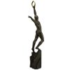 Art Deco bronzen sculptuur atleet met laurier The Pinnacle 110 cm