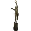 Art Deco bronze sculpture of an athlete The Pinnacle 110 cm / 43″