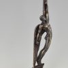 Sculpture en bronze Art Deco Icare