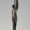 Art Deco bronzen beeld Icarus