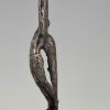 Art Deco bronzen beeld Icarus