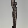 Art Deco bronzen beeld Icarus