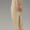Art Deco sculpture en ceramique femme nue au drapé