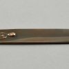 Art Deco bronze letter opener with nude bather.