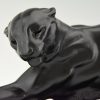 Art Deco sculpture of a panther