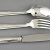 Art Deco silver plate cutlery flatware set 140 pc