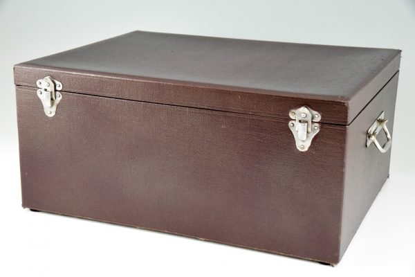 Art Deco verzilverd bestek, 140 delig in koffer