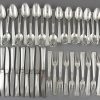 Art Deco silver plate cutlery flatware set 140 pc