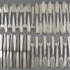 Art Deco silver plate cutlery flatware set 140 pc