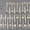 Art Deco silver plate cutlery flatware set 140 pc