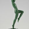Sulpture Art Deco danseuse nue