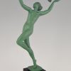 Art Deco Skulptur Tänzerin mit Trauben