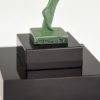 Art Deco sculptuur naakt met trompet en schild Jericho