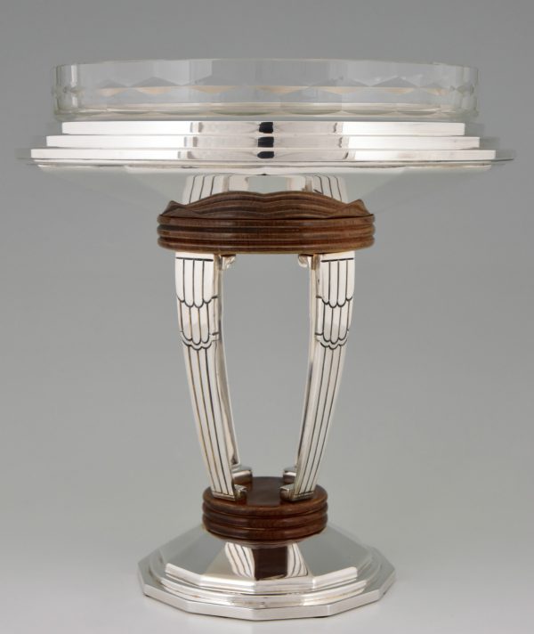 Art Deco silver plated centerpiece