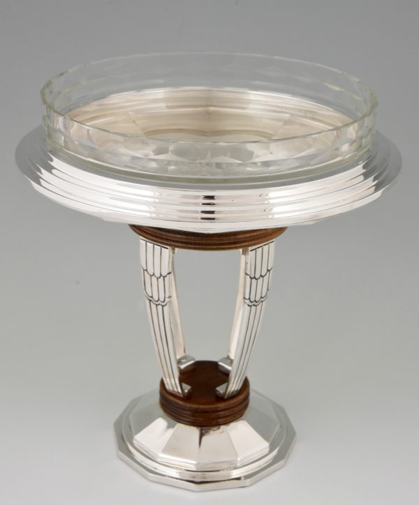 Art Deco silver plated centerpiece