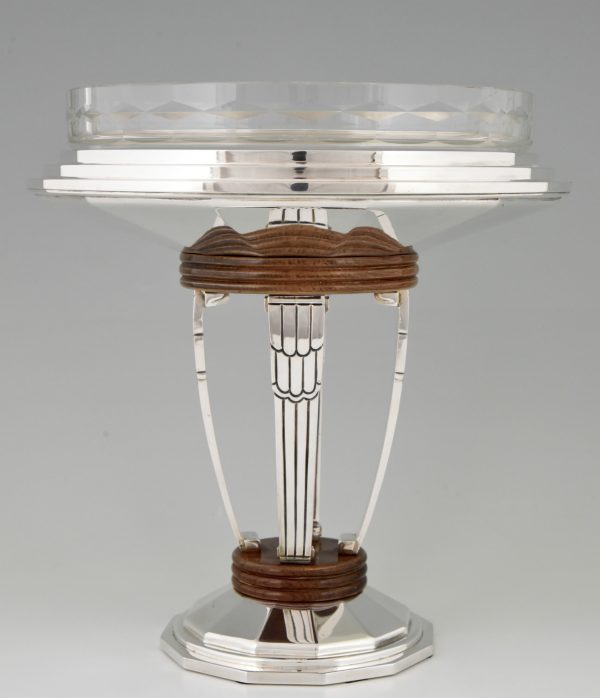 Art Deco silver plated centerpiece