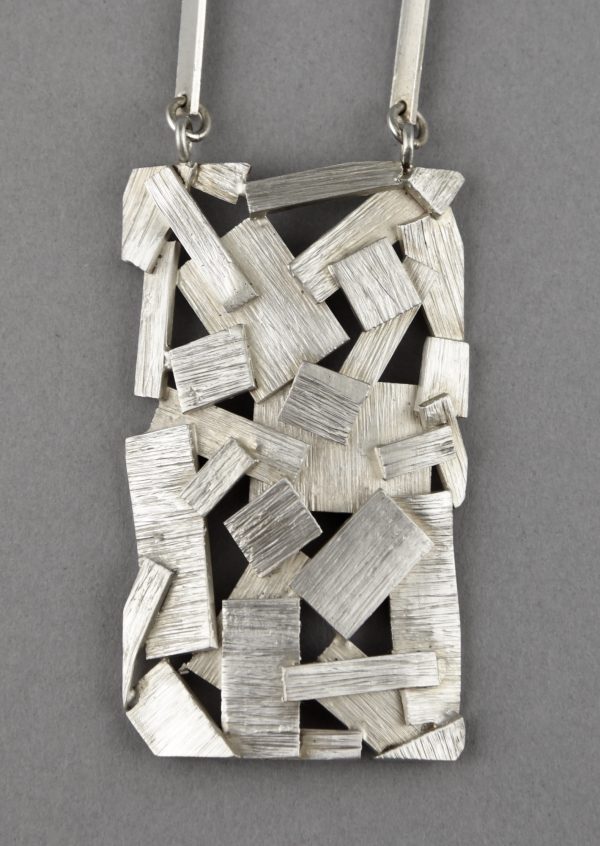 Rey Urban for Age Fausing handmade Silver Necklace 1970