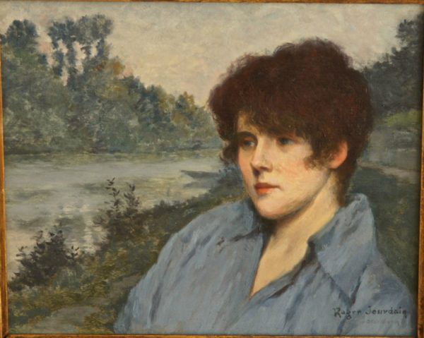 Schilderij portret van Madame Jourdain