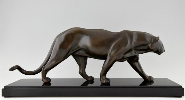 Art Deco panther sculpture