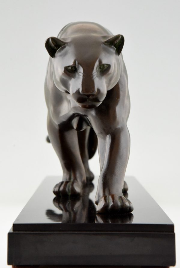 Art Deco Panther Skulptur