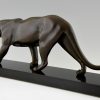 Art Deco panther sculpture