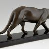 Art Deco Panther Skulptur