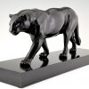 Art Deco sculptuur panter