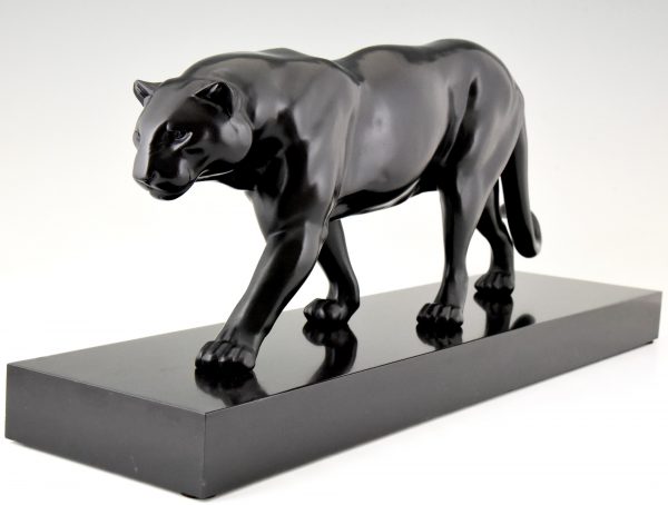 Art Deco sculpture walking panther