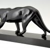 Art Deco sculpture walking panther