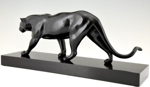 Art Deco sculpture walking panther