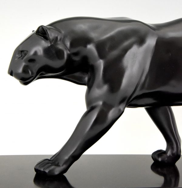 Art Deco sculpture walking panther