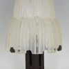 Art Deco Cascade Waterfall table lamp.