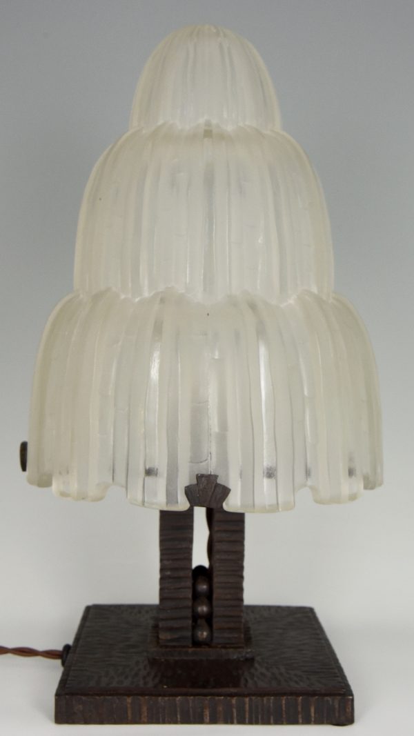 Art Deco Cascade Waterfall table lamp.