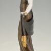 Art Deco sculptuur oriëntaalse harem danseres