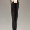 Art Deco pâte de verre glass and iron table lamp tulip