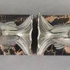 Art Deco silvered bronze dove bookends