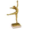 Art Deco bronze sculpture of ballet dancer Nattova