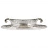Milieu de table Art Deco avec plateau metal argenté