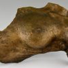 Modern bronze sculpture female torso Magnetic Evidence