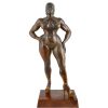 Venus Hottentote, sculpture en bronze nue feminin, 97 cm.