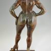 Venus Hottentote, bronze sculptuur staand naakt, 97 cm