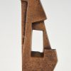 Mid Century modern abstract bronze sculpture