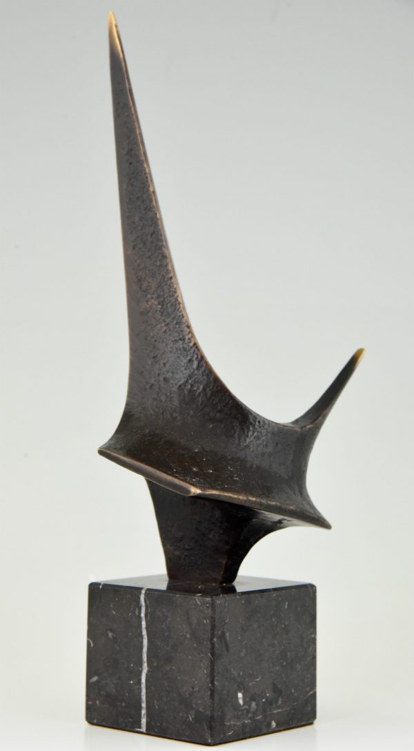 Seventies bronze sculpture.