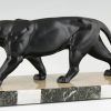 Art Deco panther sculpture