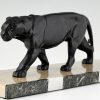 Art Deco beeld panter