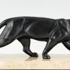 Art Deco panther sculpture