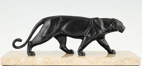 Art Deco panther sculpture